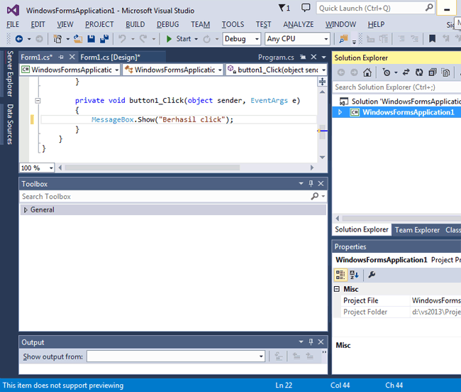 Building a windows forms c# application using visual studio for mac - cdpoo