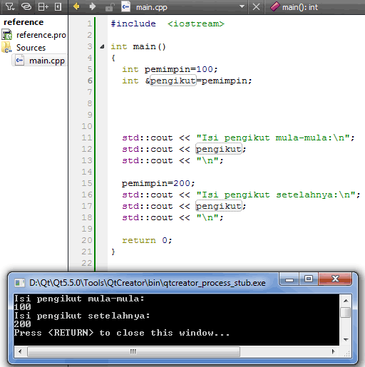 Cpp references